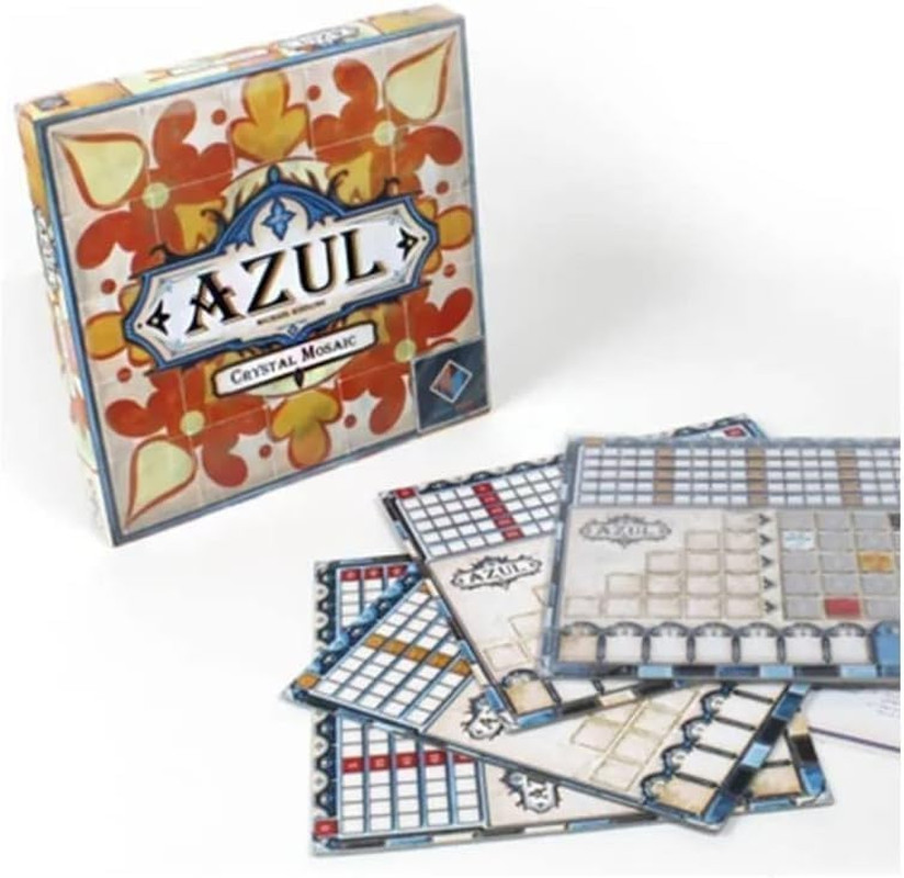 Asmodee Azul Crystal Mosaic Board Game EXPANSION – Tile-Placement Strategy, Fami
