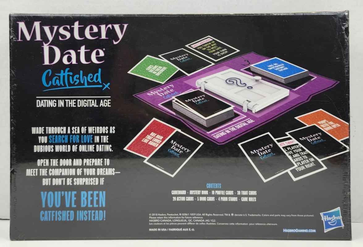 Mystery Date CatFished Board Game Dating In The Digital Age Hasbro New Sealed