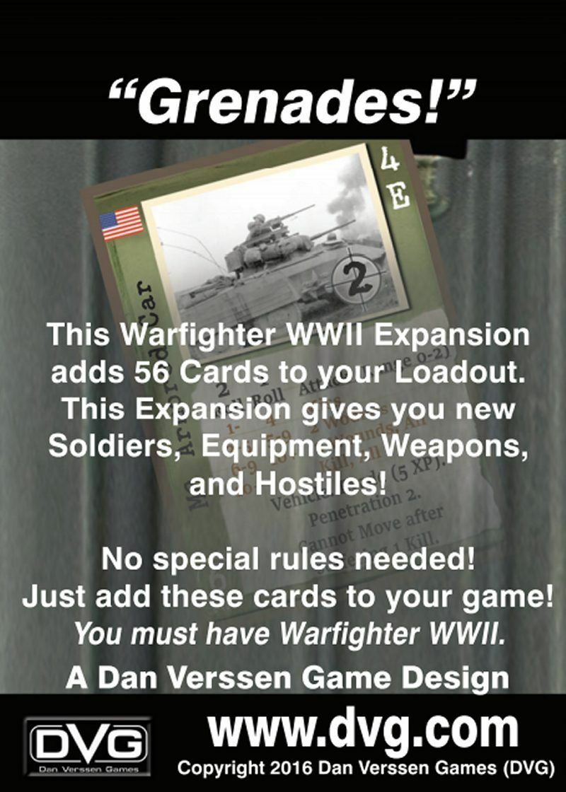 DVG Warfighter: WWII Expansion #6 – United States Pack 2 Dan Verssen Games NISW
