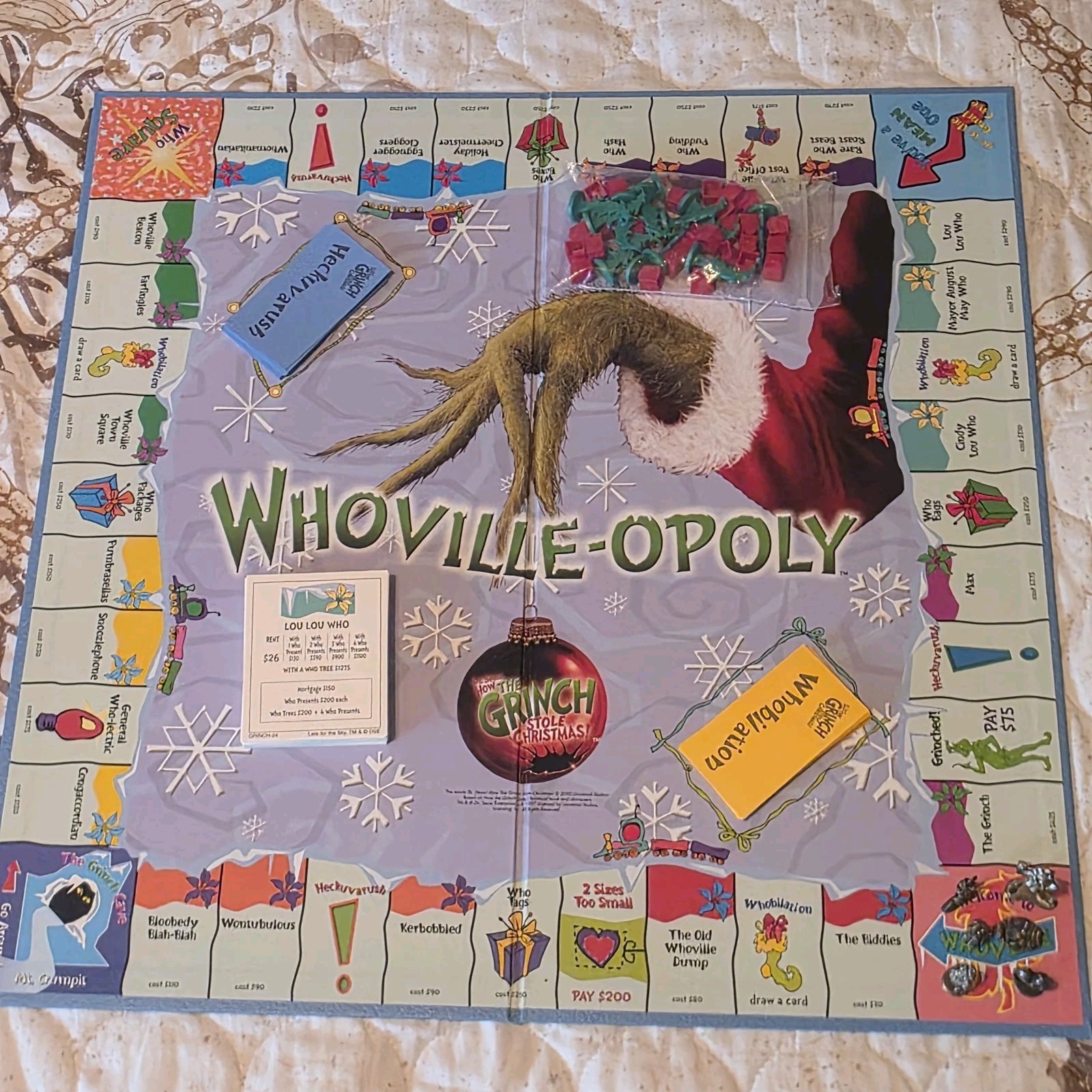 Late for the Sky Whovilleopoly How The Grinch Stole Christmas Dr. Seuss Complete