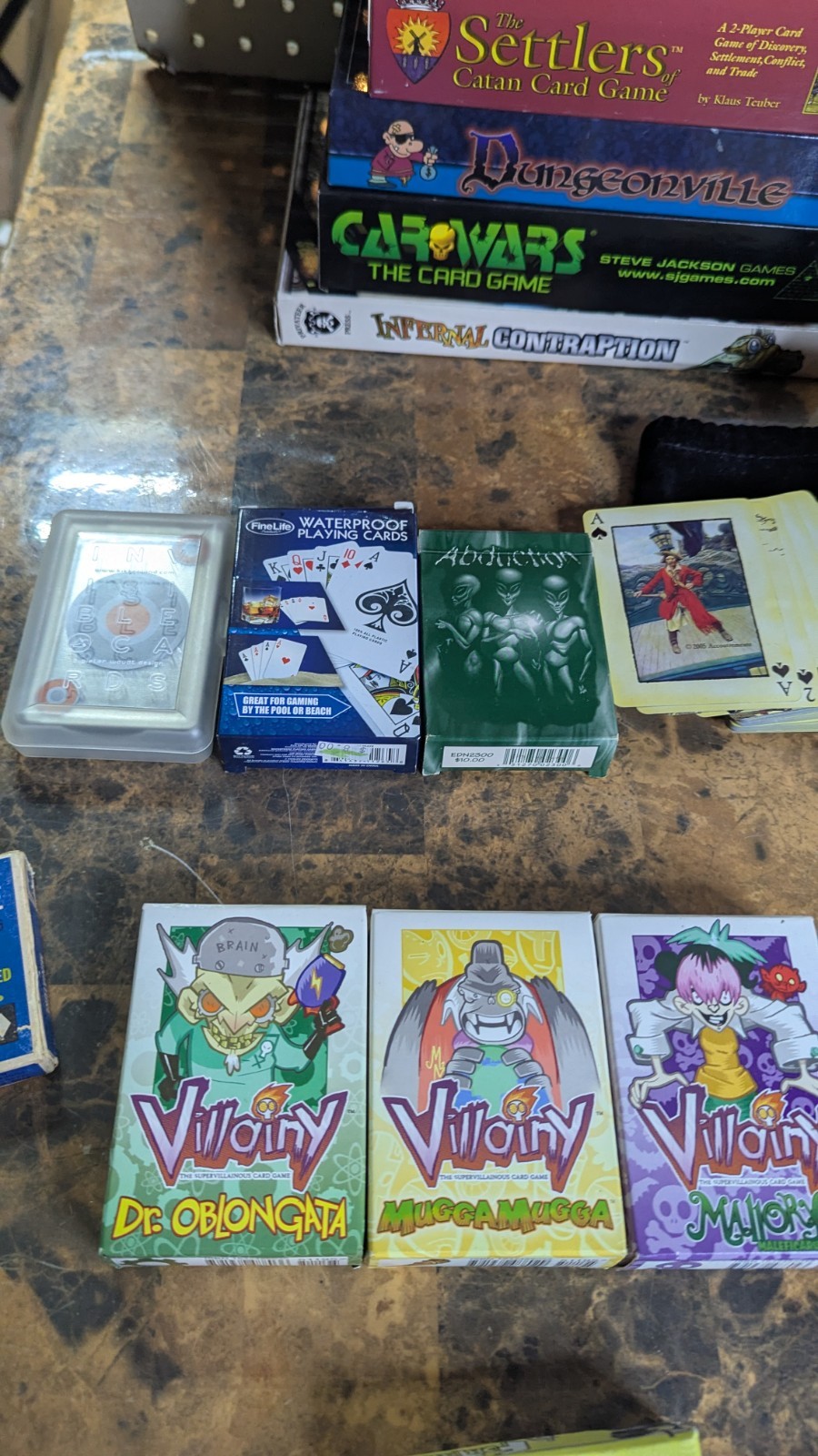 Vintage Card Games And Playing Cards ASSORTED Lot Of 23 – Used To New Condition