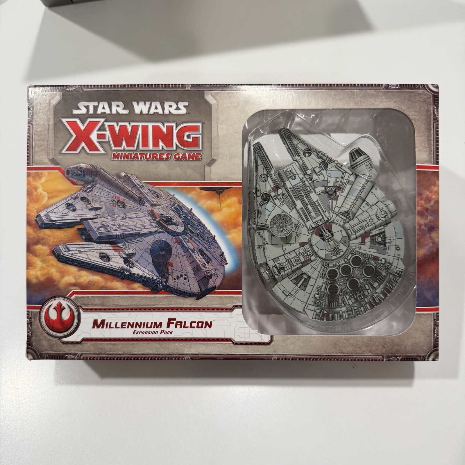 NEW Star Wars X-Wing Miniatures Game Millennium Falcon OPEN Box Expansion Pack