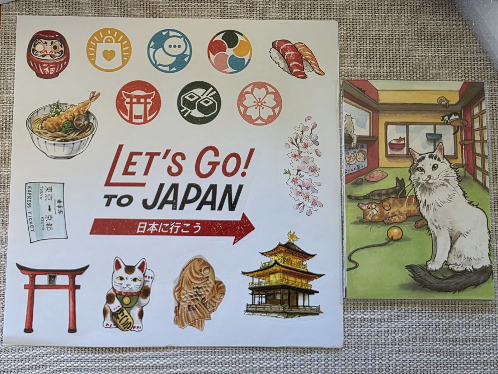 Let’s Go to Japan Kickstarter Extras – Unused, Never Played