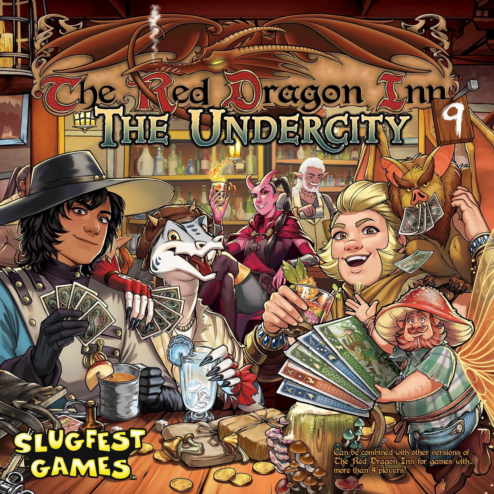 Red Dragon Inn 9 The Undercity Board Game With 5 New Characters And Boss Battle