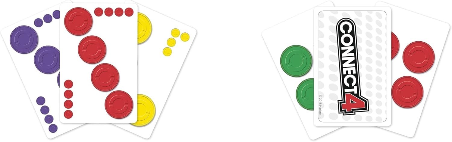 Connect 4 Card Game Fast Fun Travel Game for Kids Ages 5 and Up