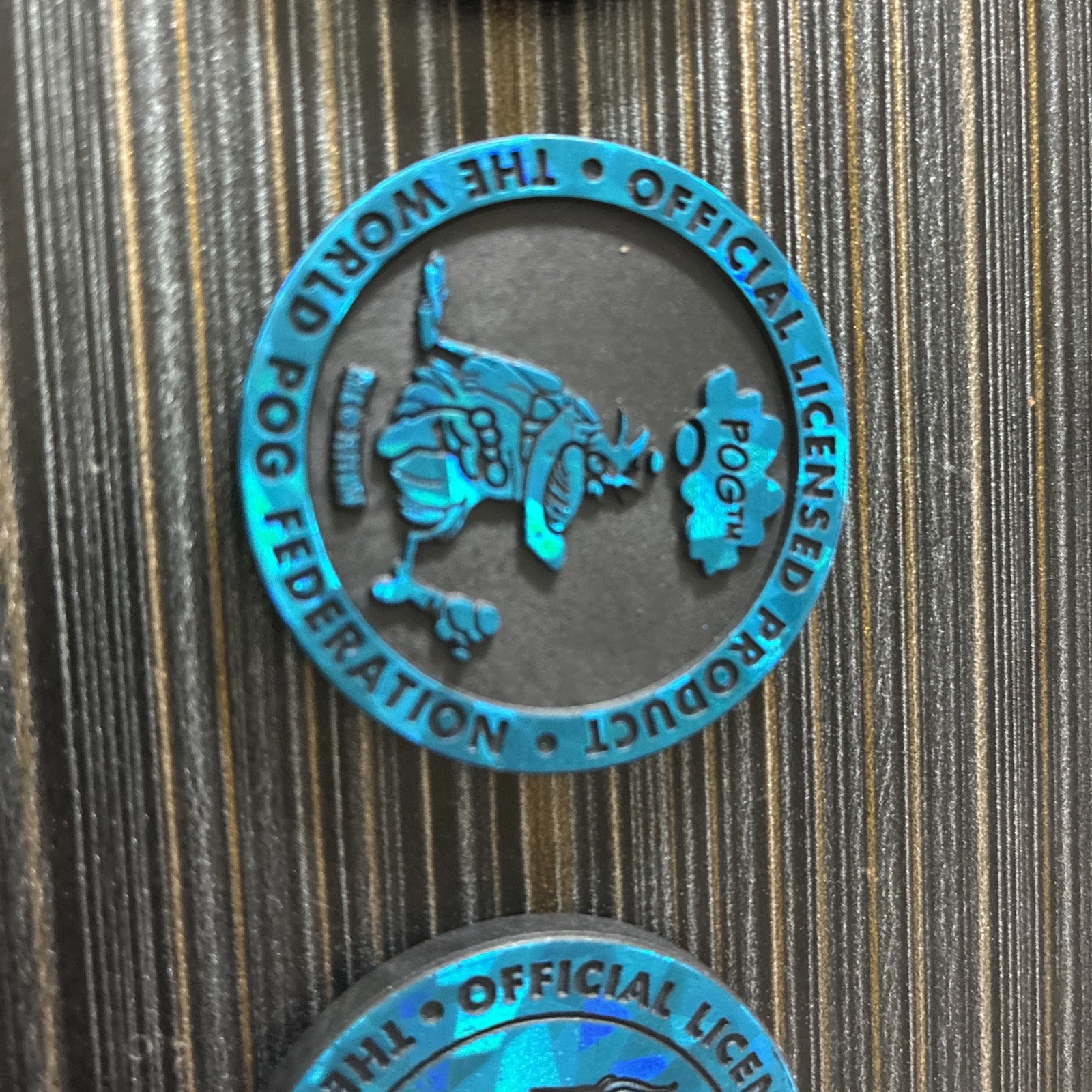 Lot of 3 Plastic POG Slammer Kini 1994 Authentic The World Pog Federation