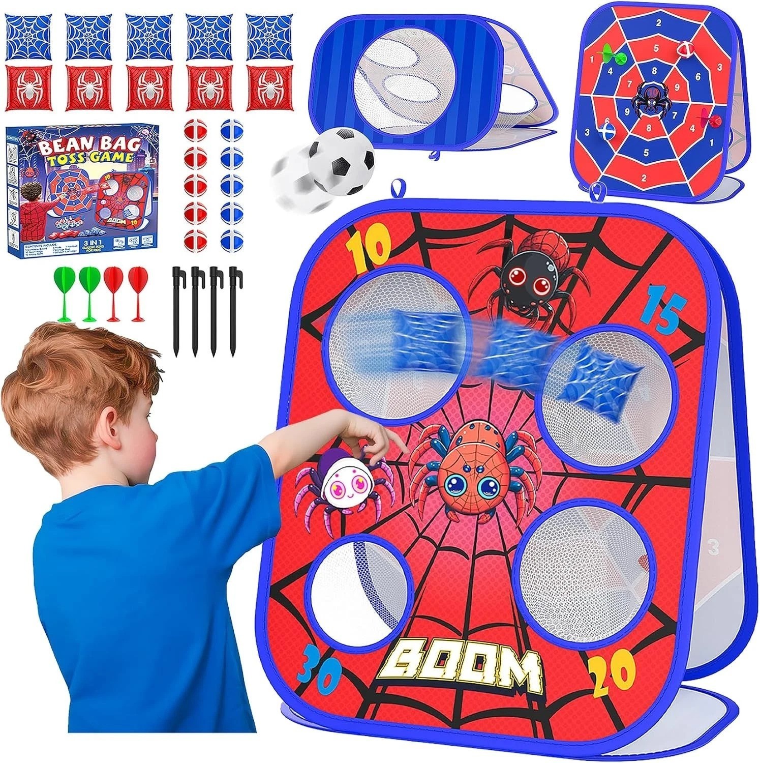Durable Spider Bean Bag Toss Game – Perfect Family Activity for Any Occasion
