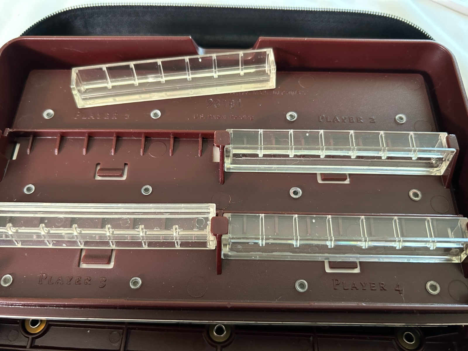 Travel SCRABBLE Game Zippered Case 2001 Portable PLEASE READ!!