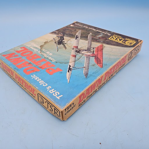 TSR Dawn Patrol Role Playing Game WW1 Air Combat Board Game Vintage- COMPLETE