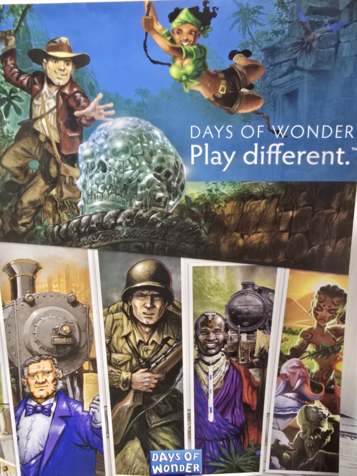 Days of Wonder: Ticket To Ride by Alan R. Moon TRAIN Adventure Board Game