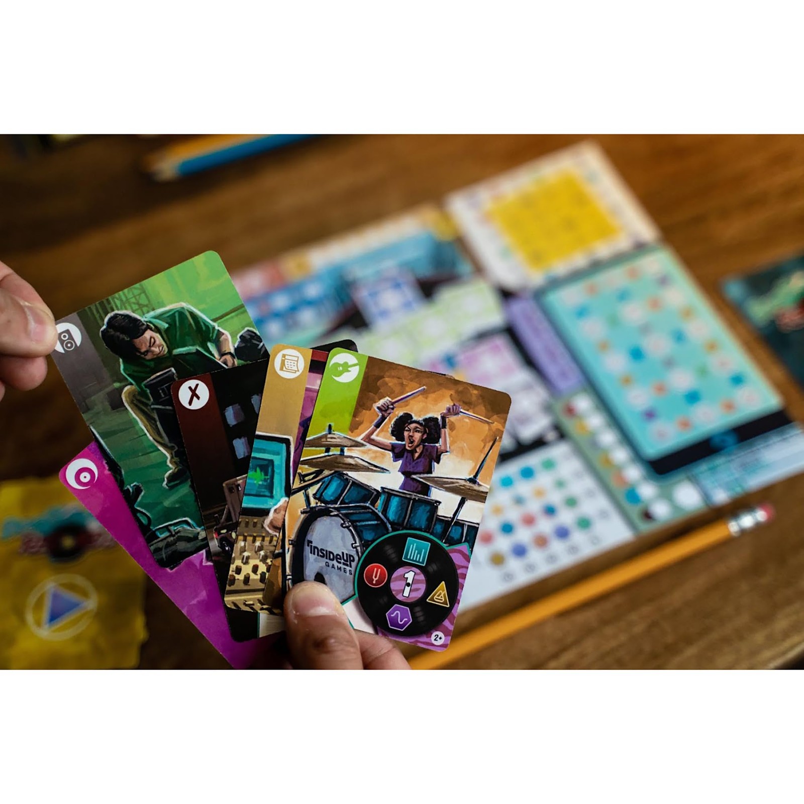 Draft & Write Records | Music Board Game, Card Drafting | Draft Your Band, To…