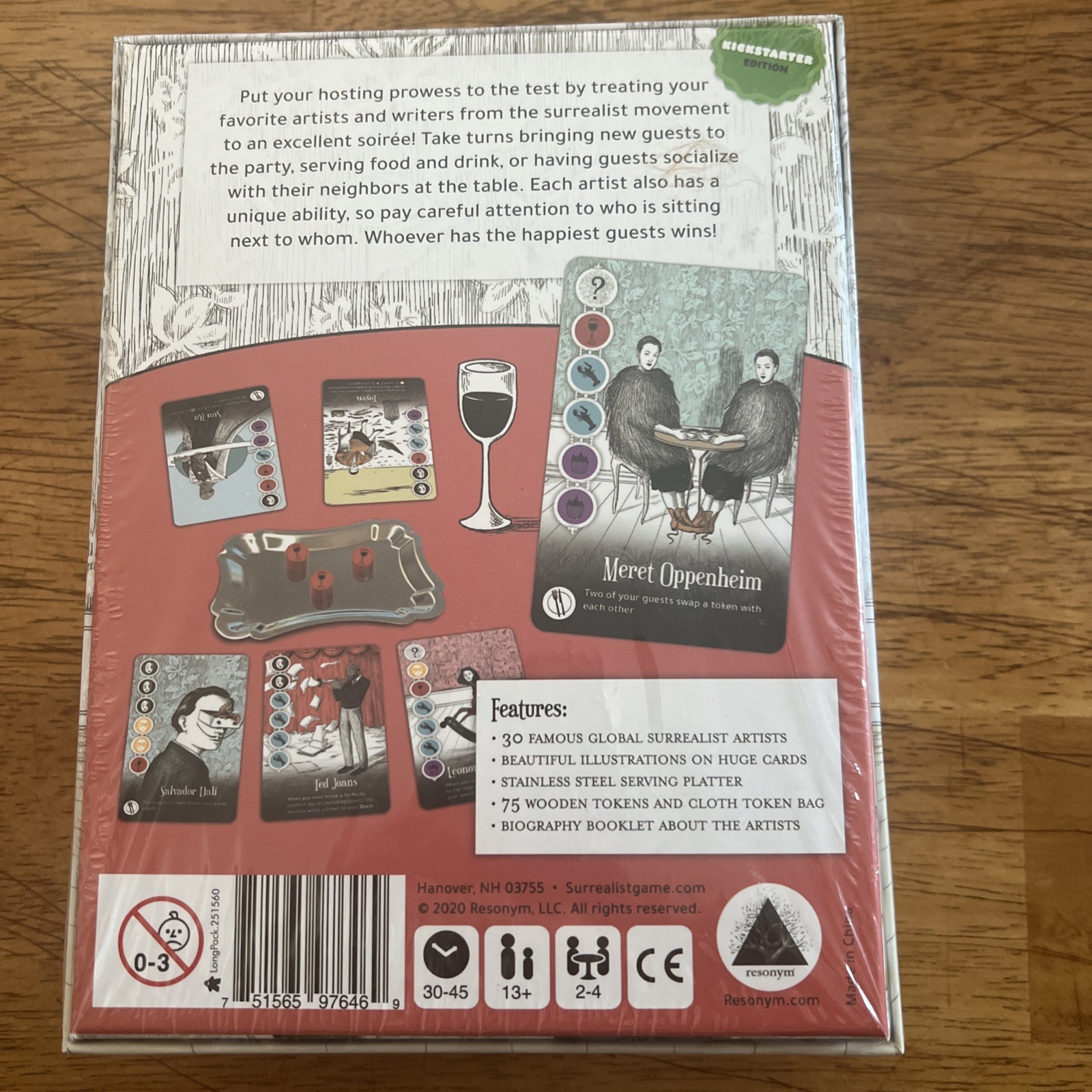 Surrealist Dinner Party Card Game NIB