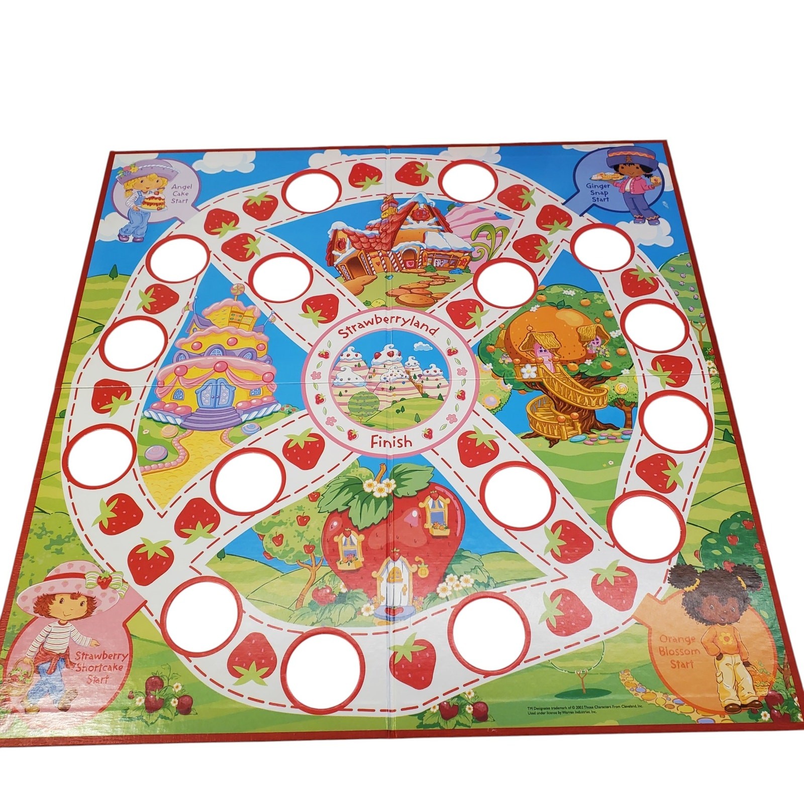 Vintage Strawberry Shortcake Strawberry Land Board Game