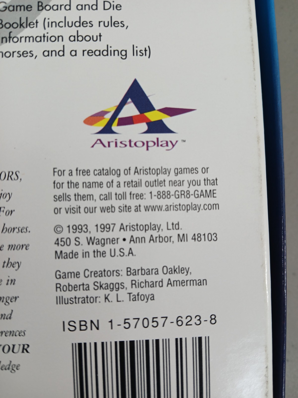 Vintage 1997 HERD YOUR HORSES Board Game By Aristoplay, Equine USA 100% COMPLETE