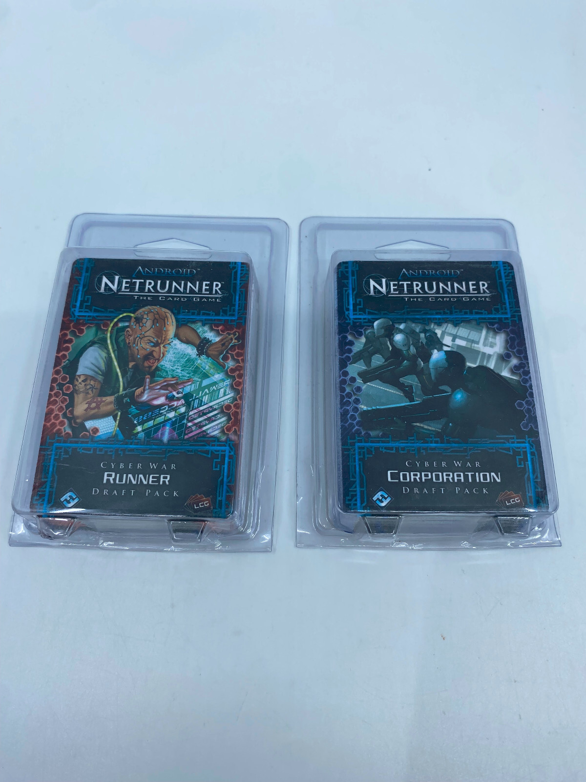 Android Netrunner LCG Card Game Cyber War Runner & Corporation Draft Pack 2013