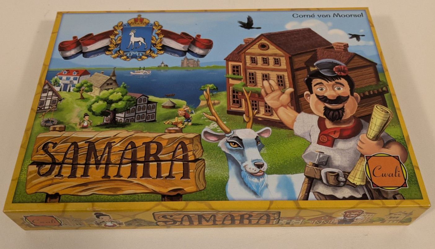 Samara Board Game Cwali Corne Van Moorsel English + Expansion 1 & 2 Euro Game