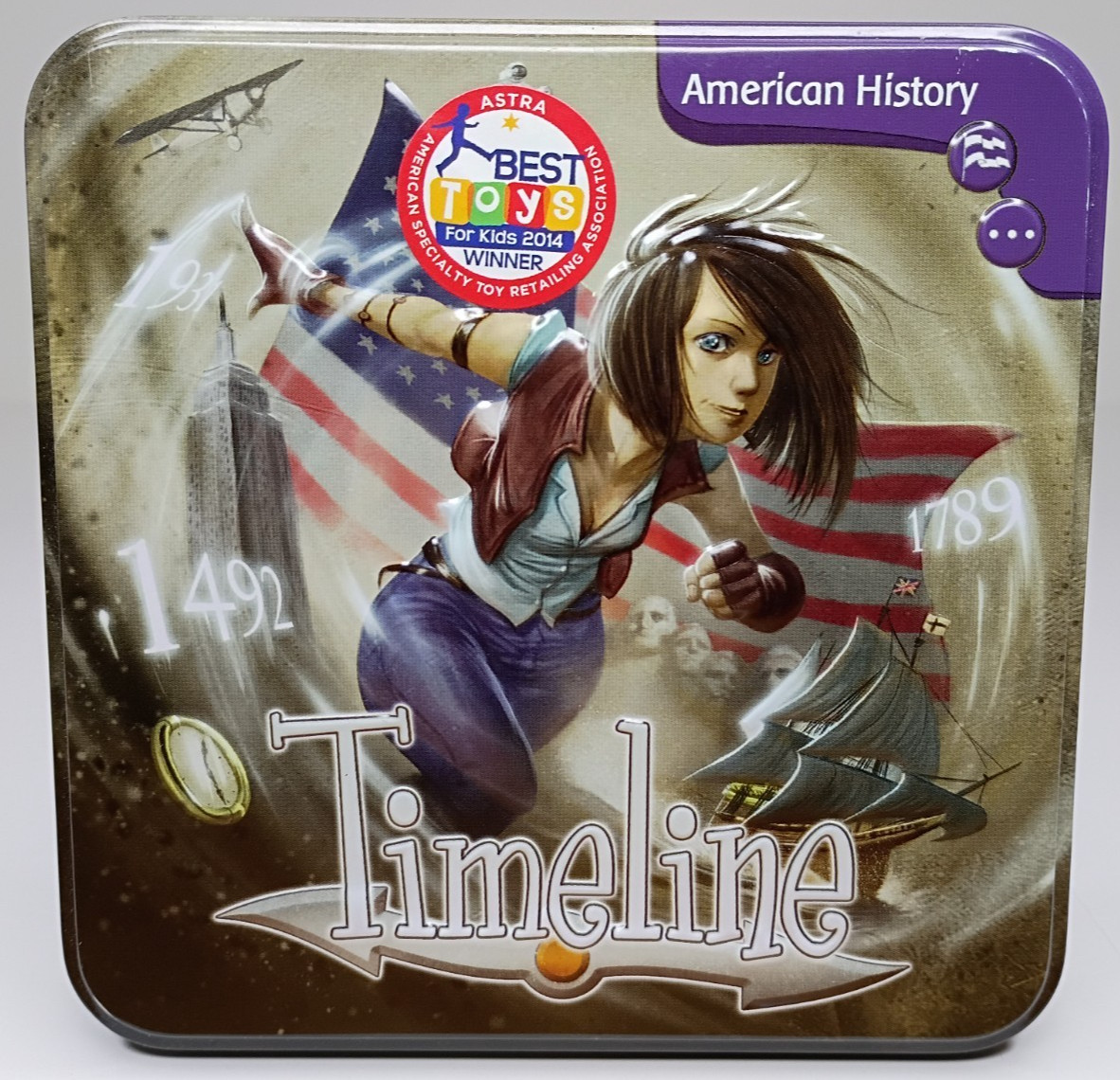 Timeline Card Game by Asmodee Frederic Henry – American History 100% COMPLETE