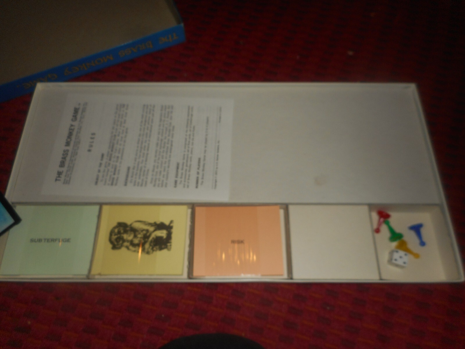 Vintage U.S. Games Systems The Brass Monkey Board Game 1973 Brand New in Box