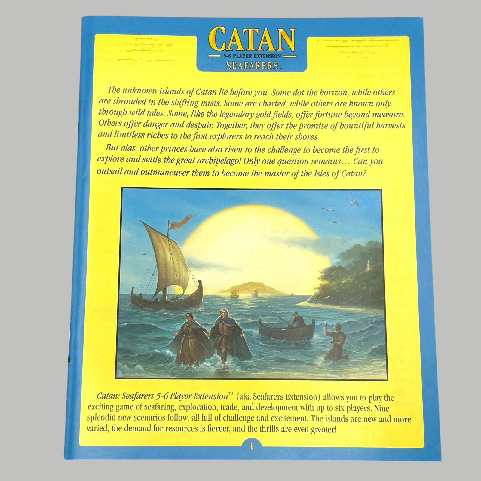 Catan Expansion Seafarers 2016 PLUS 5-6 Player Expansion Set Complete Used/New