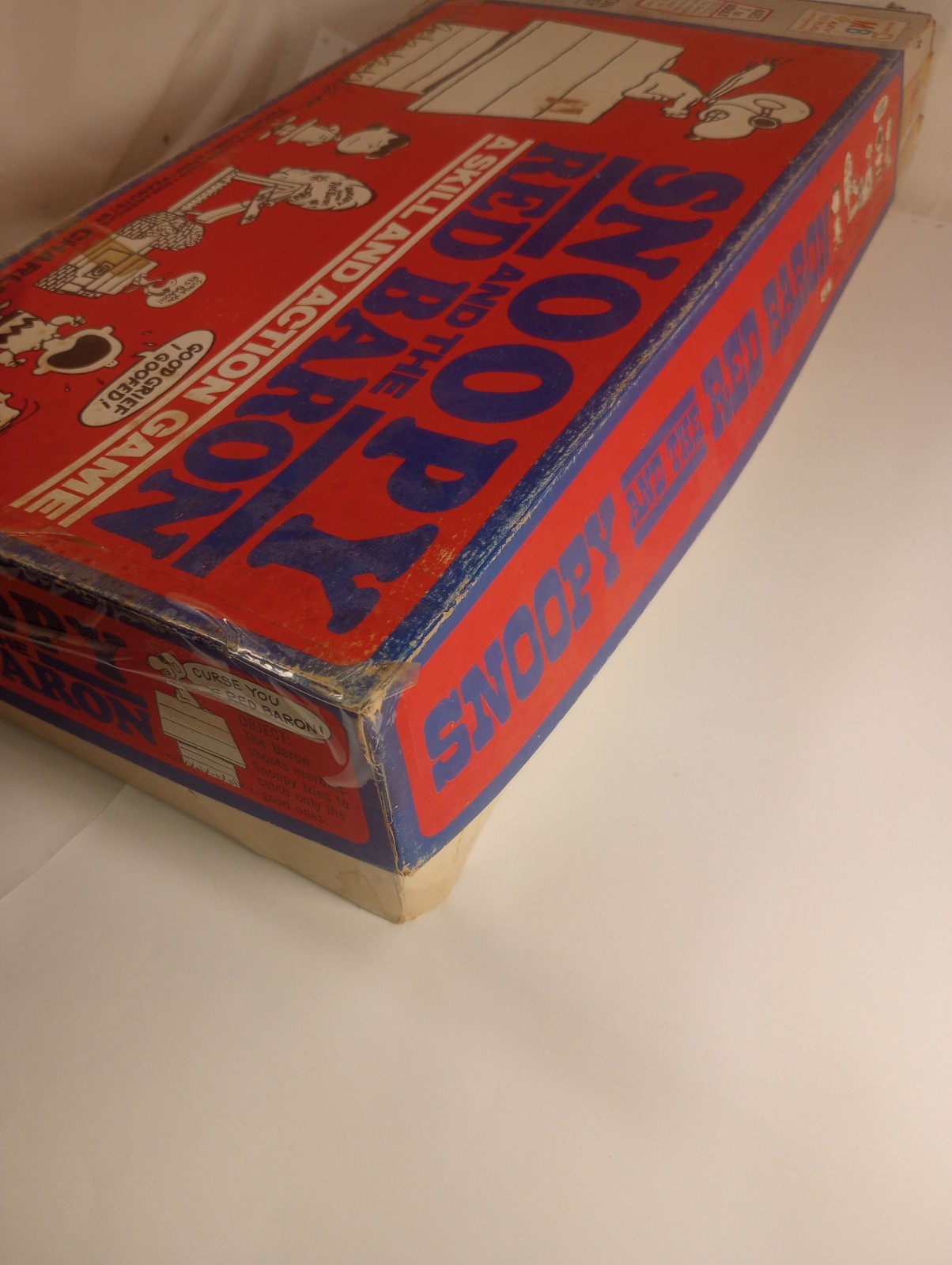 Vintage 1970 Snoopy And The Red Baron Skill and Action Game Milton Bradley