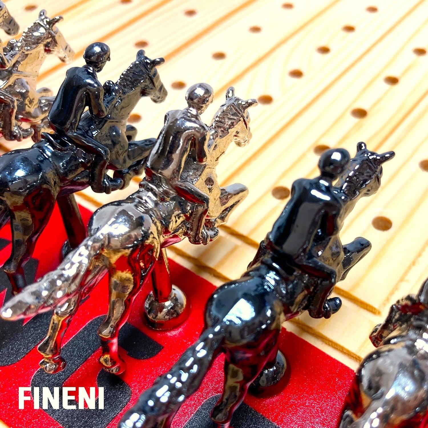 Horse Racing Game for Adults, Horse Race Board Game with 11 Luxurious Metal H…