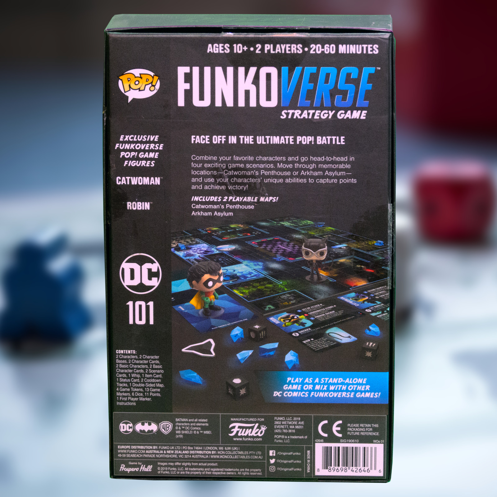Funko Pop! Funkoverse Strategy Game: DC Catwoman & Robin (Complete)