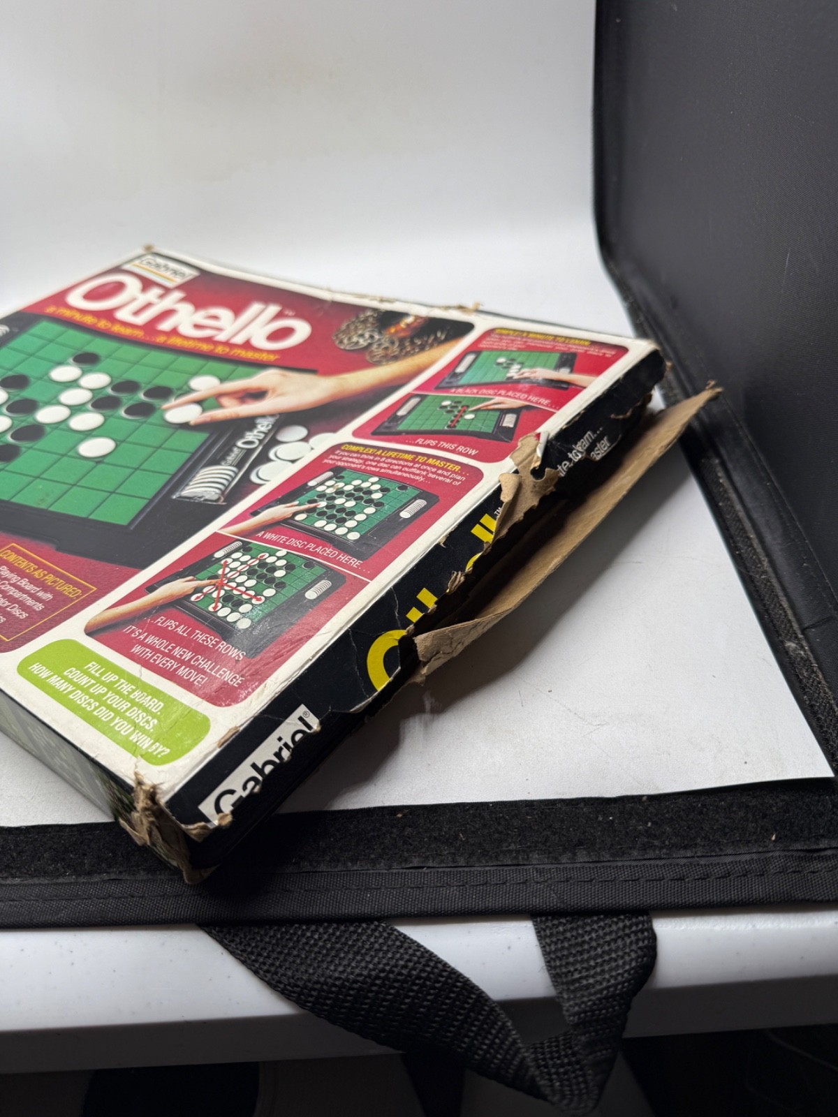 Vintage Gabriel OTHELLO Game #76390 Made In Hong Kong Complete