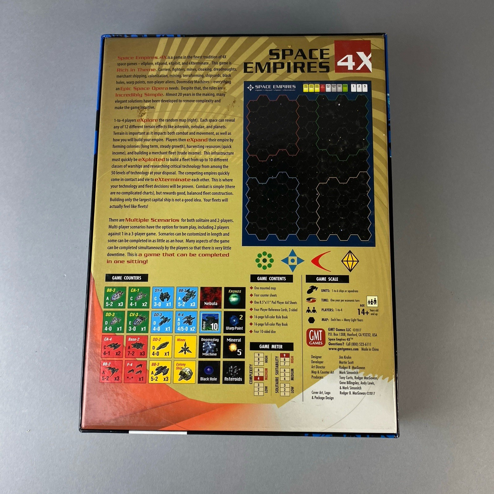 Space Empires 4X Third Printing 2017 GMT Games Complete Mint