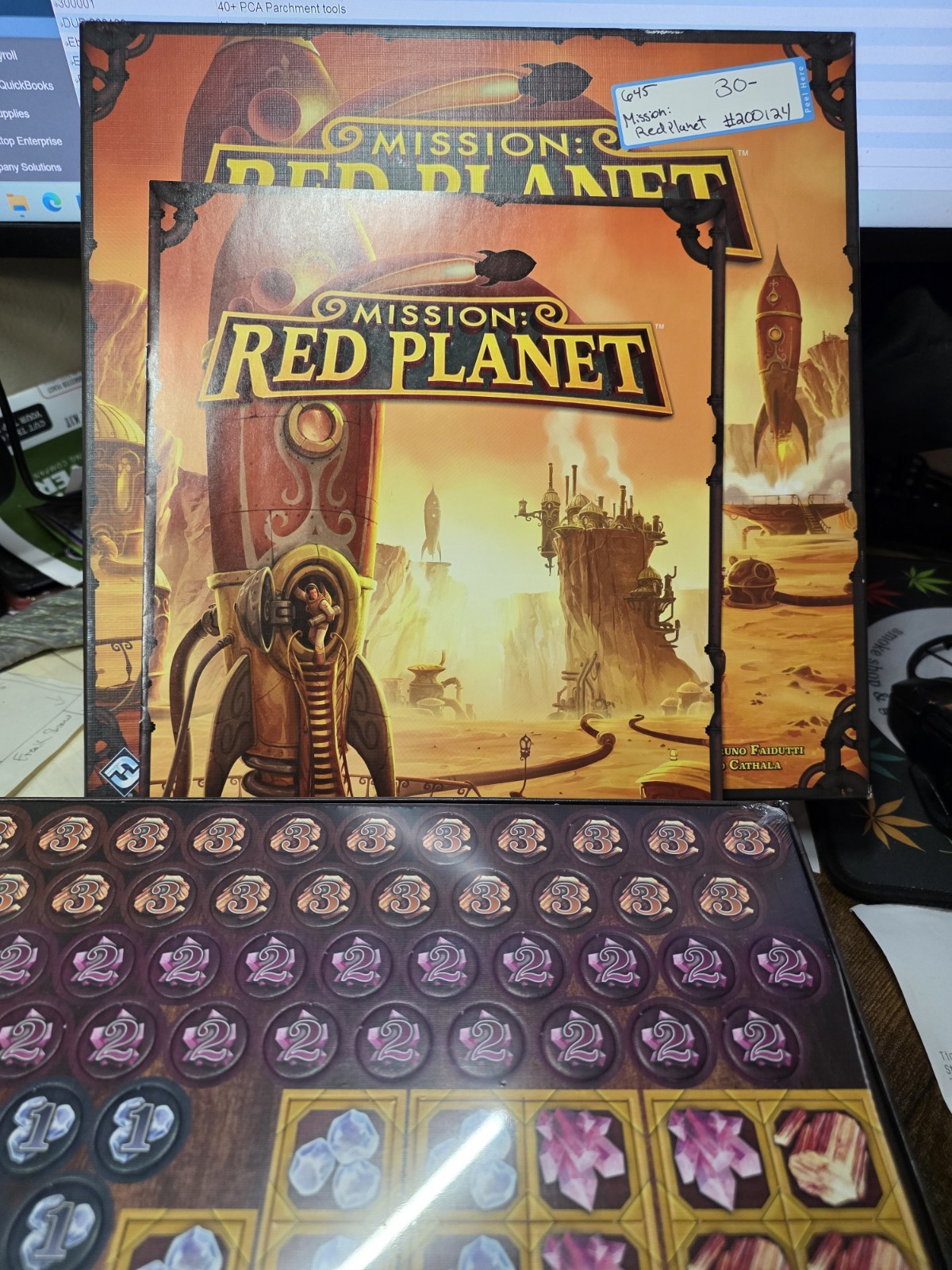 Mission Red Planet Board Game by Fantasy Flight Games Ffgva93 New