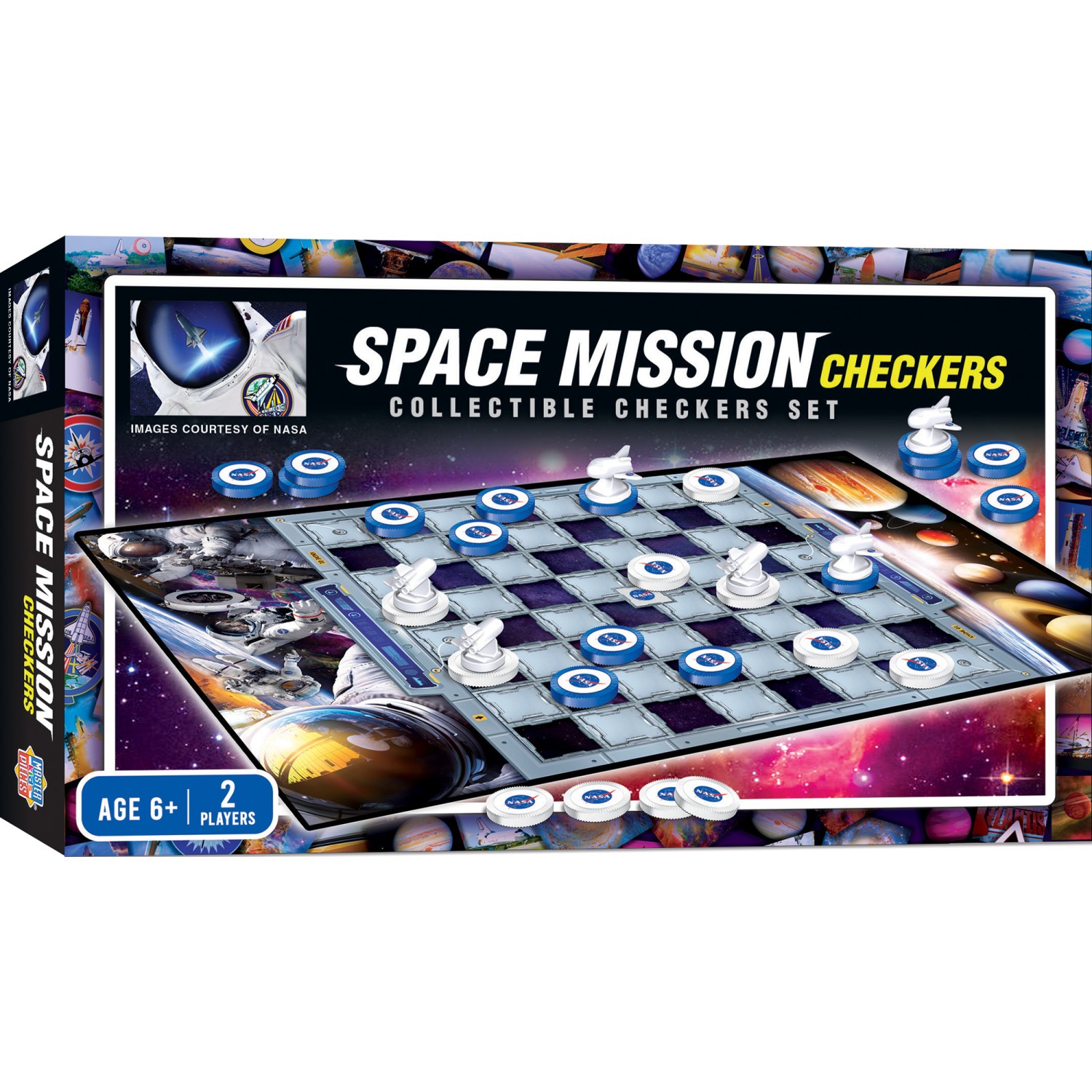 MasterPieces – Space Mission – Checkers Board Game
