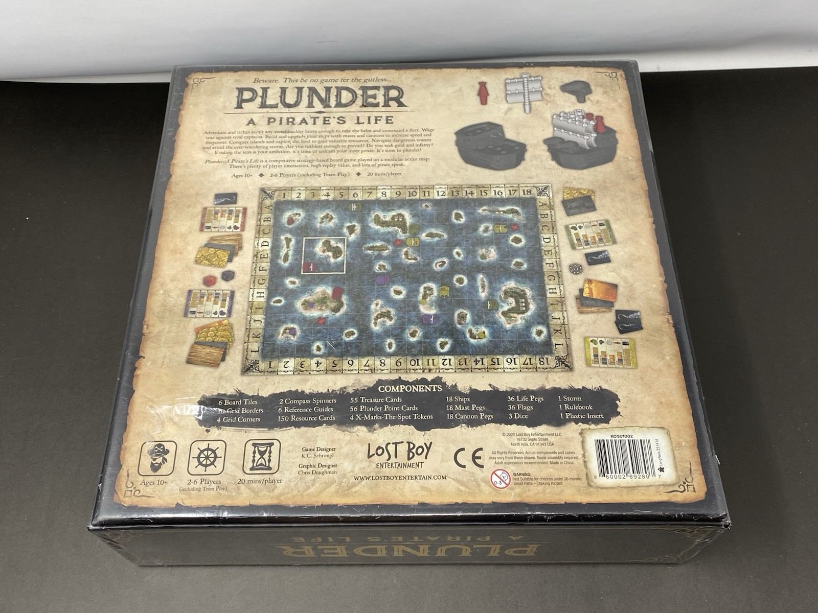 Plunder A Pirate’s Life – Strategy Board Game for Adults, Teens, and Kids NEW