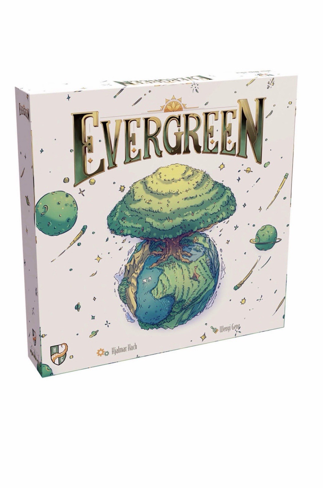 Hjalmar Hach Evergreen Strategy Board Game 1+ Players Ages 8+ 2023 Golden Geek