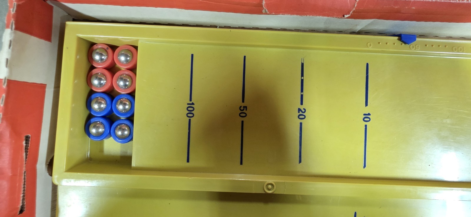 Vintage 1970 Ideal Rebound Two-Cushion Skill & Action Game No 2035-4