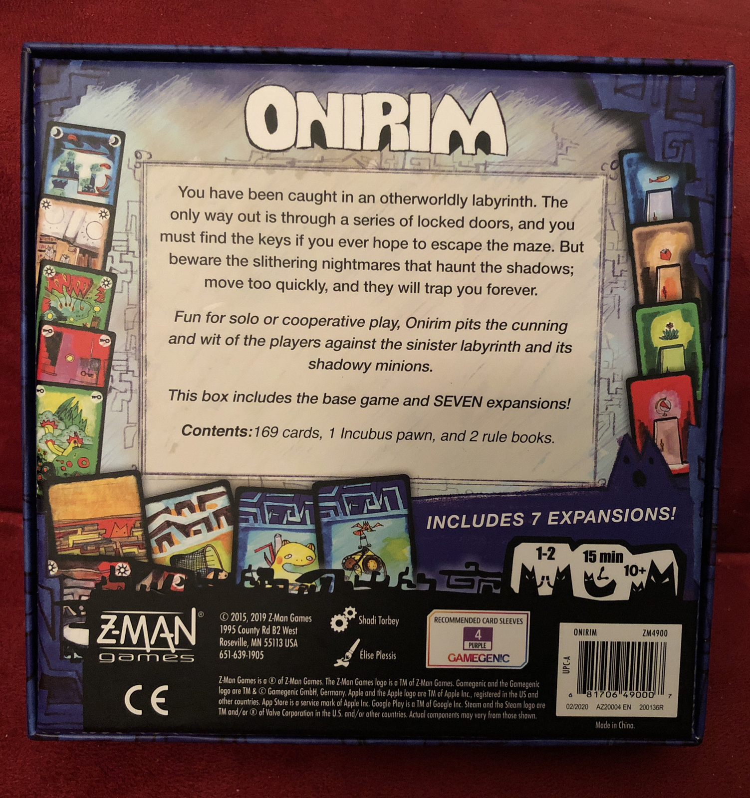 ONIRIM Card Game by Shadi Torbey – Includes 7 Expansions – ZMAN Games