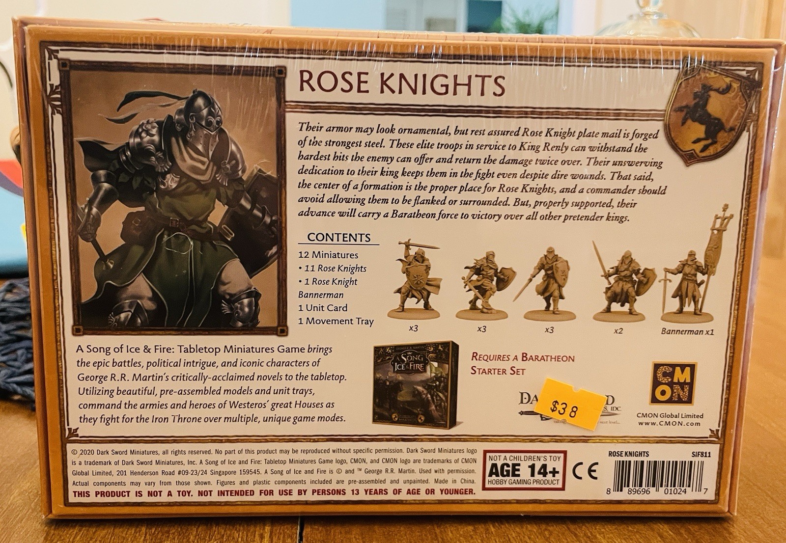 CMON GoT Rose Knights Unit Box A Song of Ice & Fire Expansion Game *New