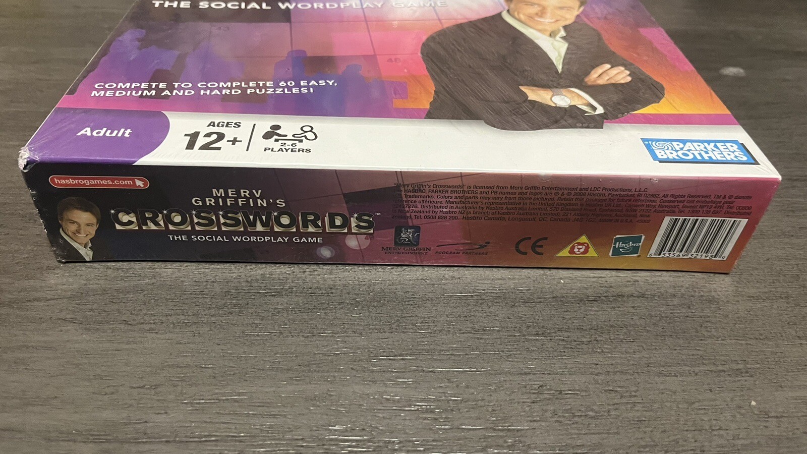 Merv Griffin’s Crosswords Board Game Social Wordplay 2008 NEW/SEALED