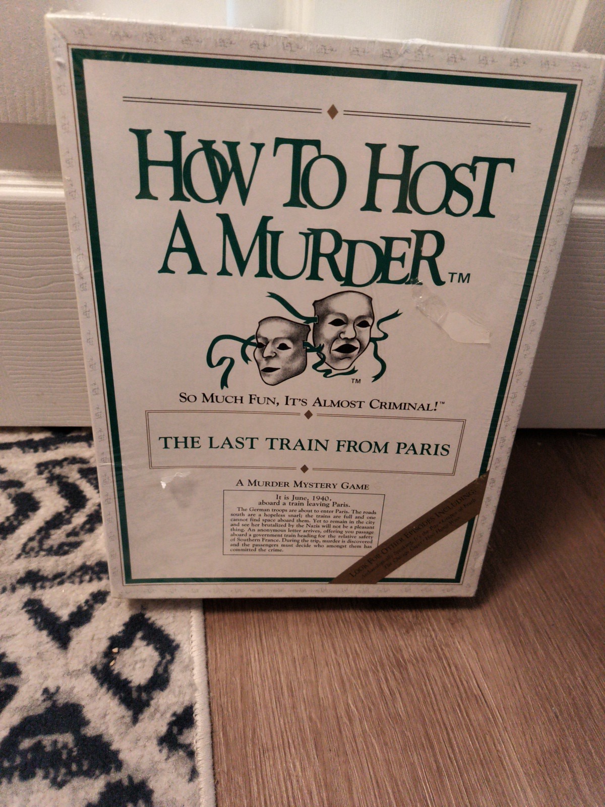 Vintage How To Host A Murder The Last Train From Paris Murder Mystery Vsealee