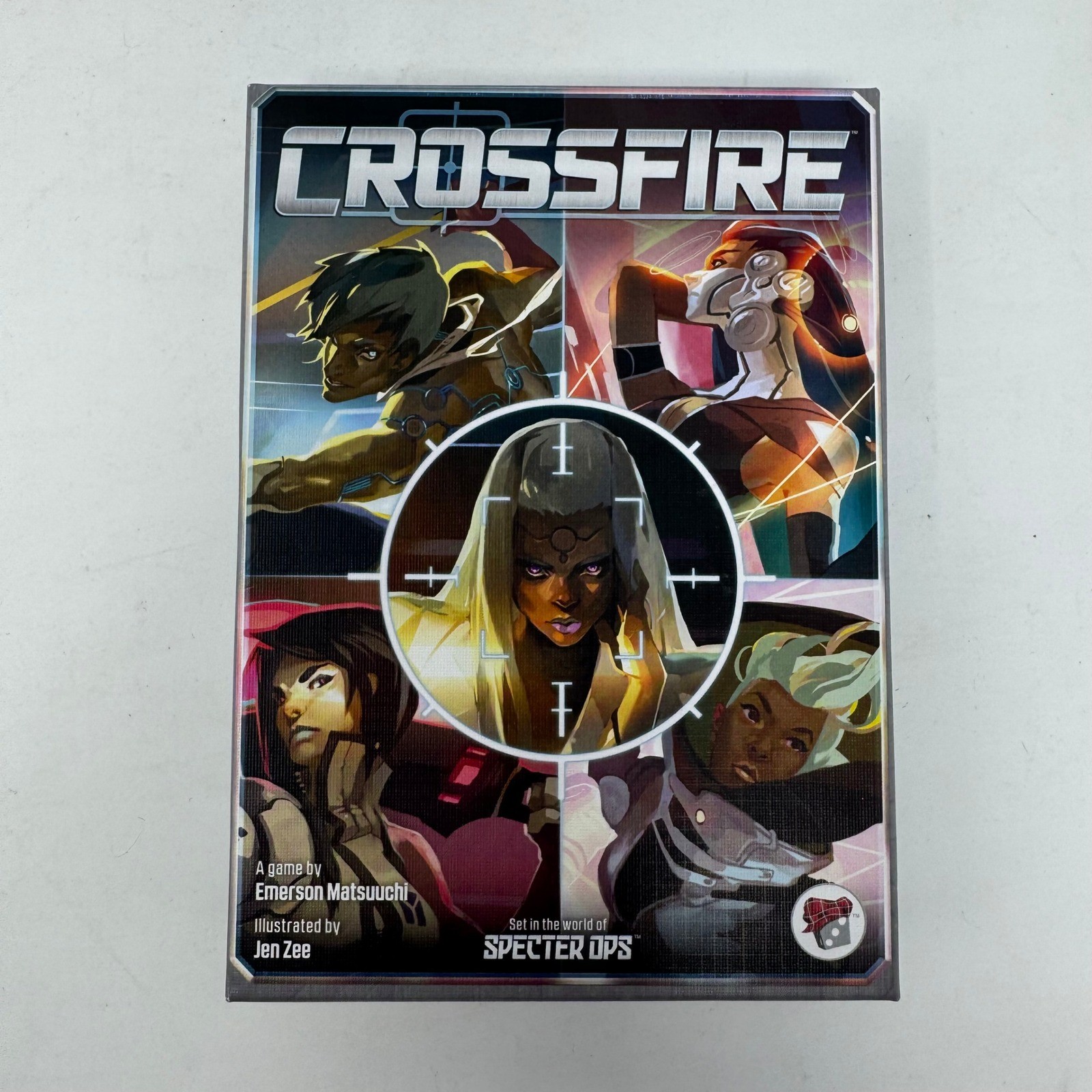 Crossfire Plaid Hat Games Specter Ops Board Game Emerson Matsuuchi Jen Zee 5-10