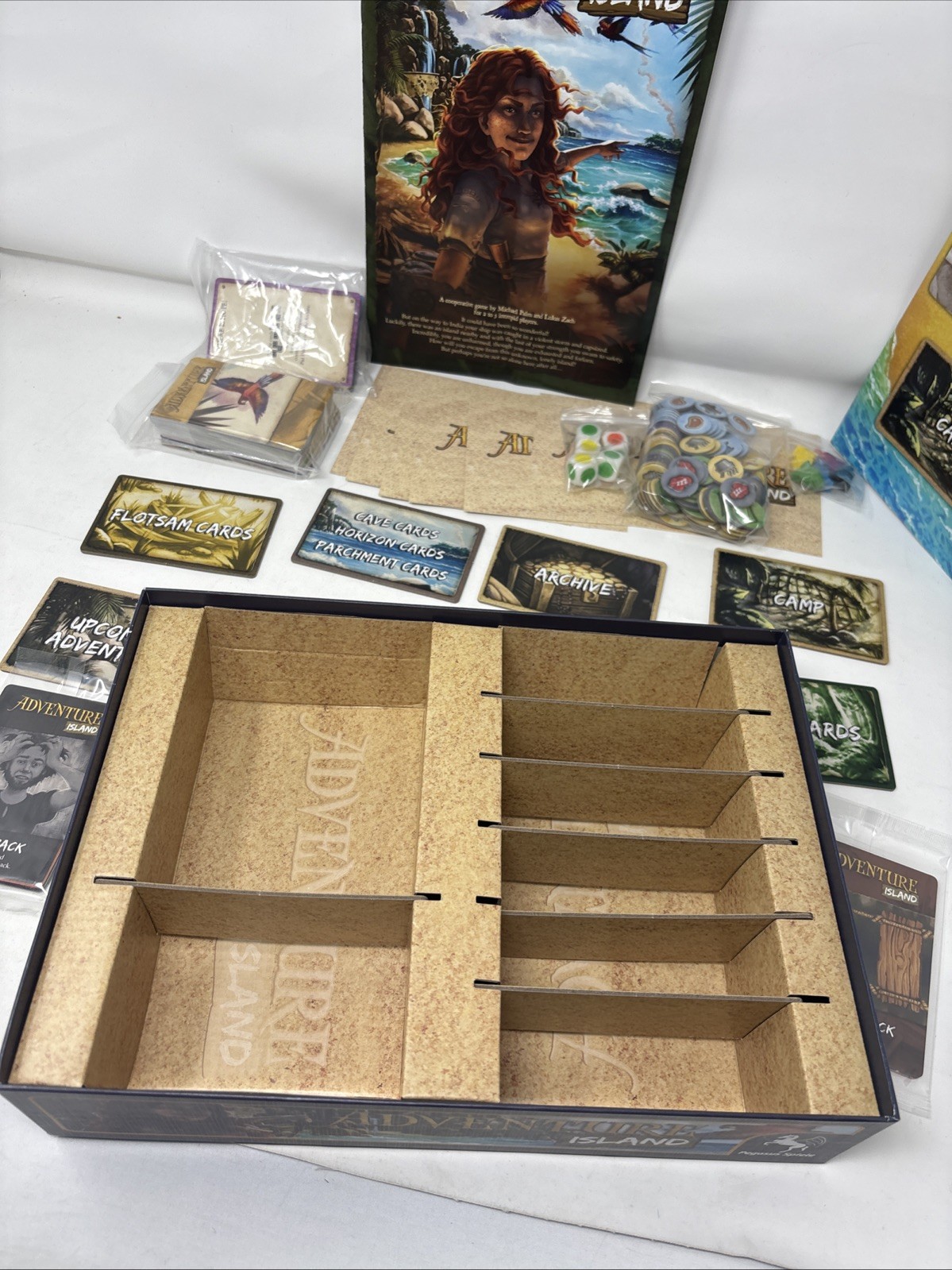 Adventure Island Board Game Pegasus Spiele Opened Unused Damage To Box