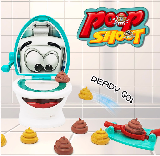 Poop Shoot Family and Kids Game Hilarious Toilet Launch Challenge! Brings Laughs