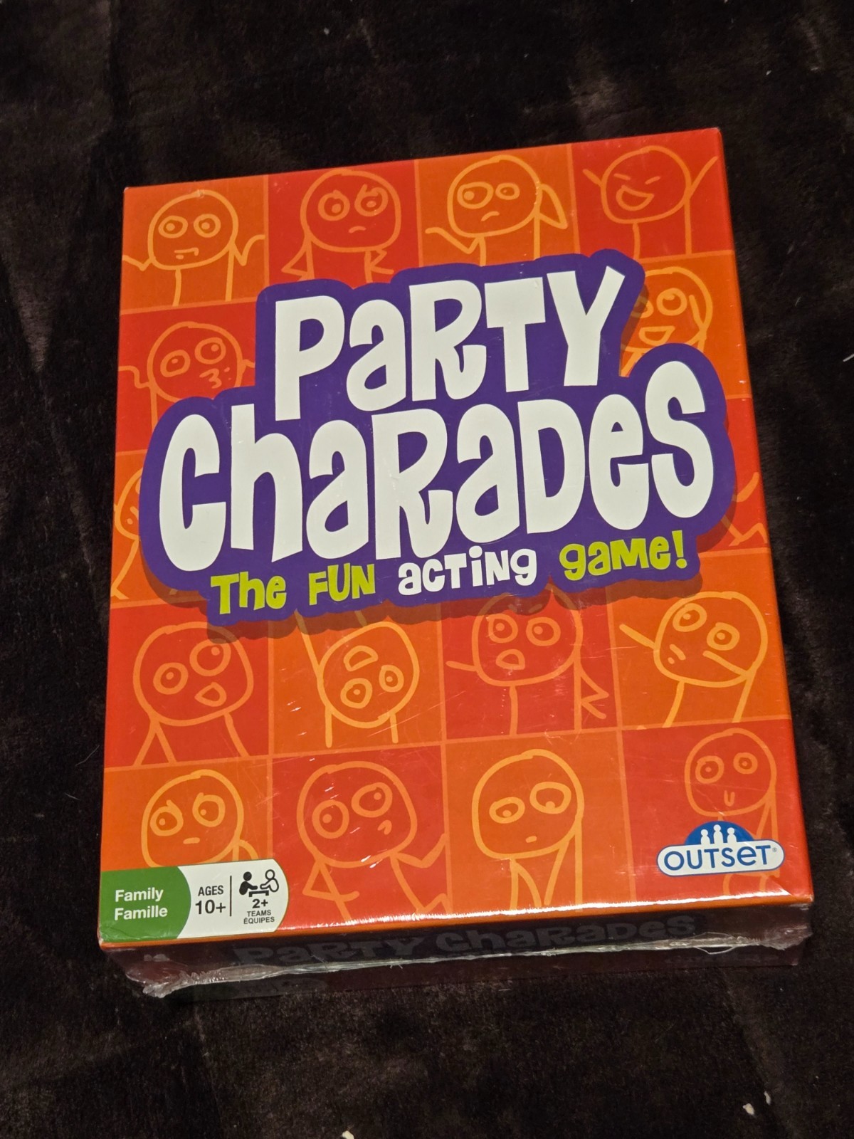 2019 Party Charades by Outset Media Family Game for Ages 10+ SEALED