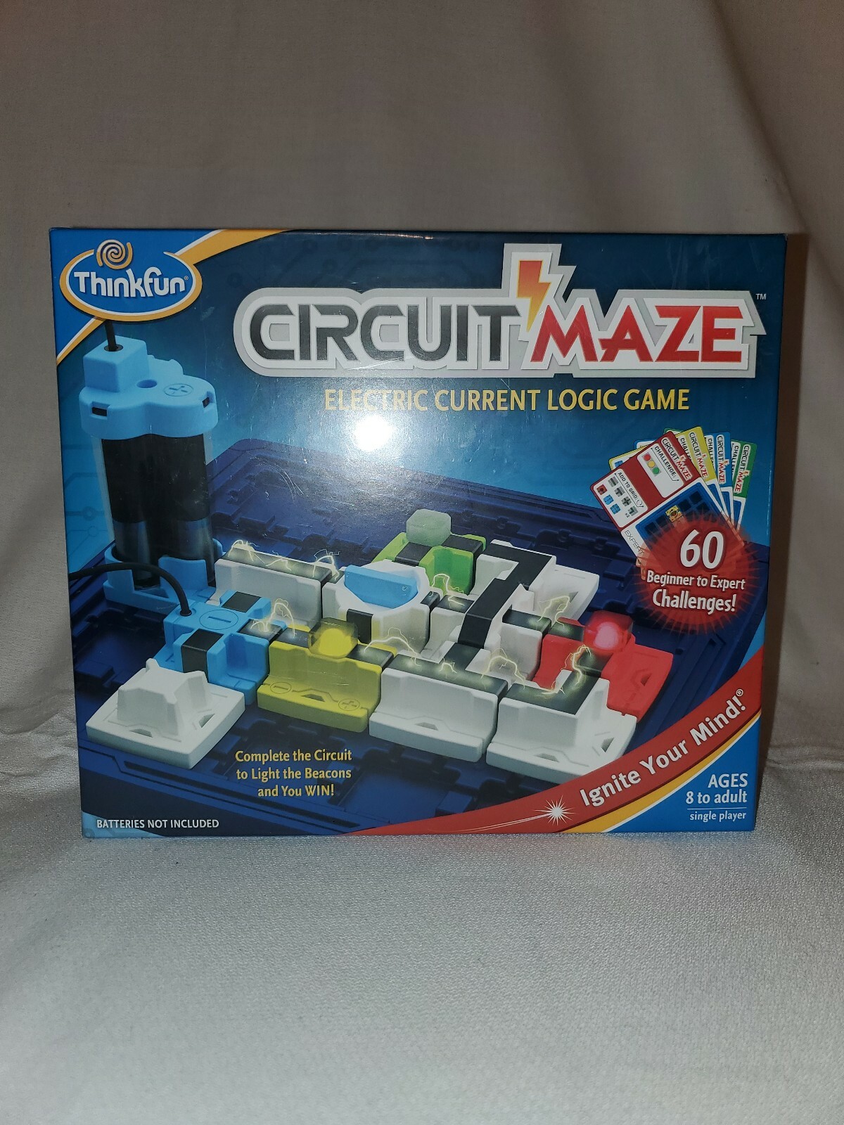 ThinkFun Circuit Maze Electric Current Logic Game “Ignite Your MInd!” NEW SEALED