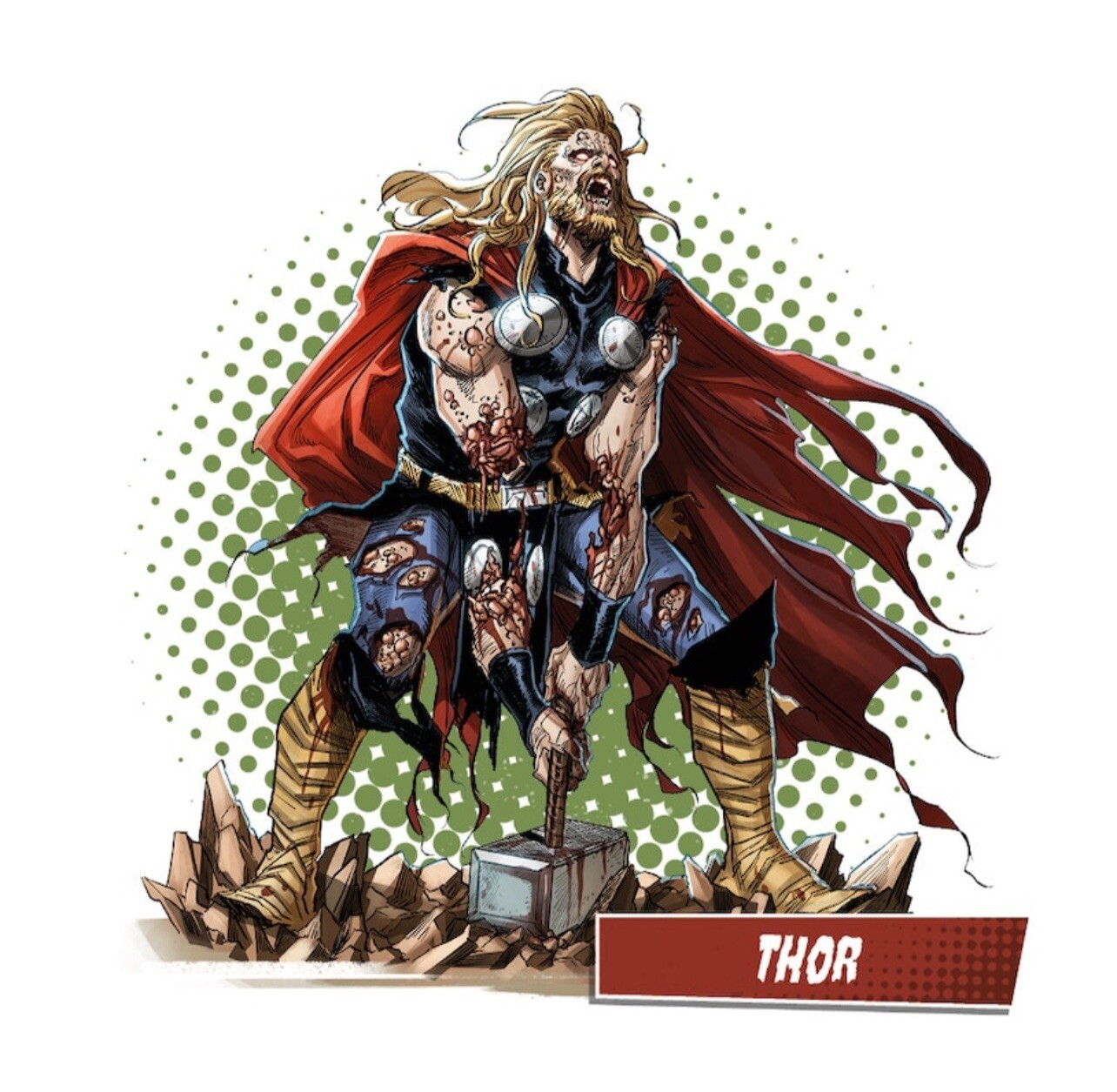 CMON MARVEL ZOMBIES THOR Daily Bugle Reward Kickstarter Ex KSE Zombicide KS