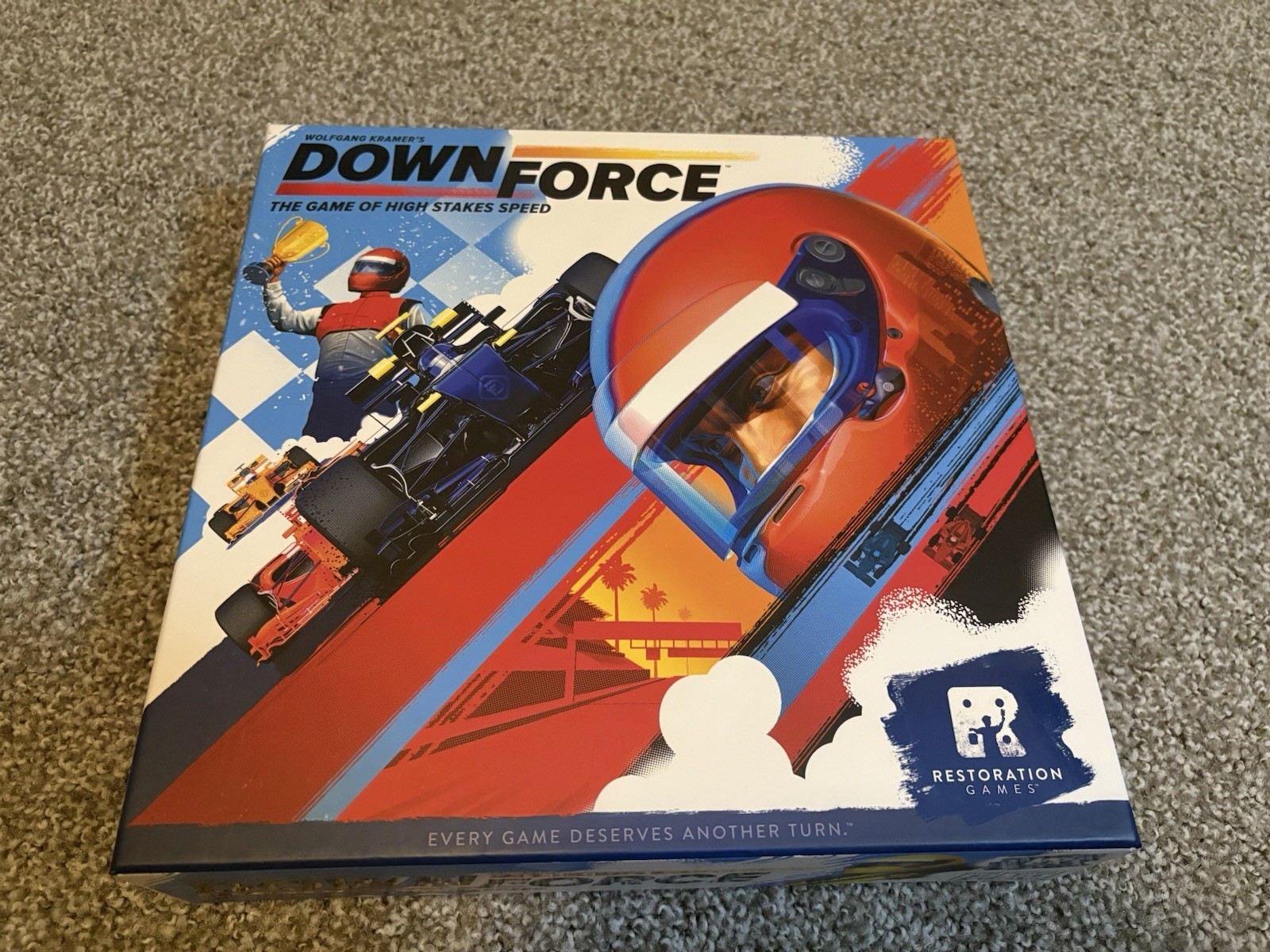 Restoration Games Wolfgang Kramer’s Downforce Board Game