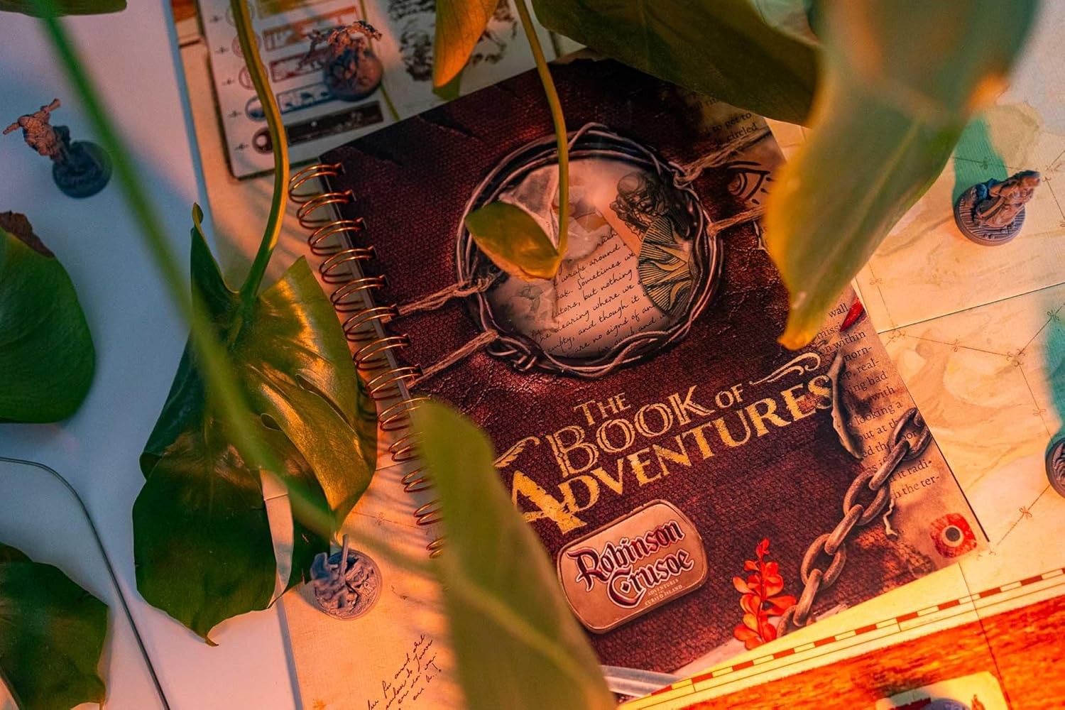 Robinson Crusoe: Book of Adventures, Strategy Board Game, for 1 to 4 Players and