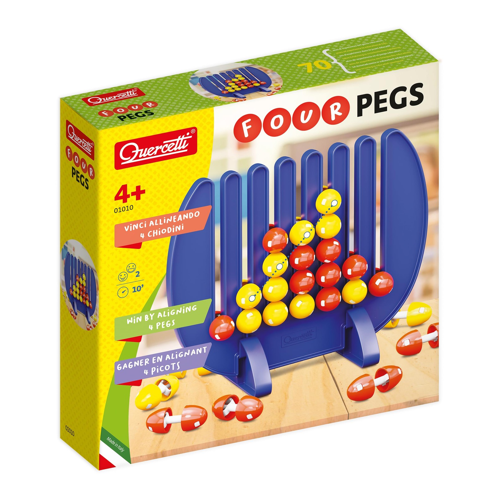 Quercetti – 1010 Four Pegs