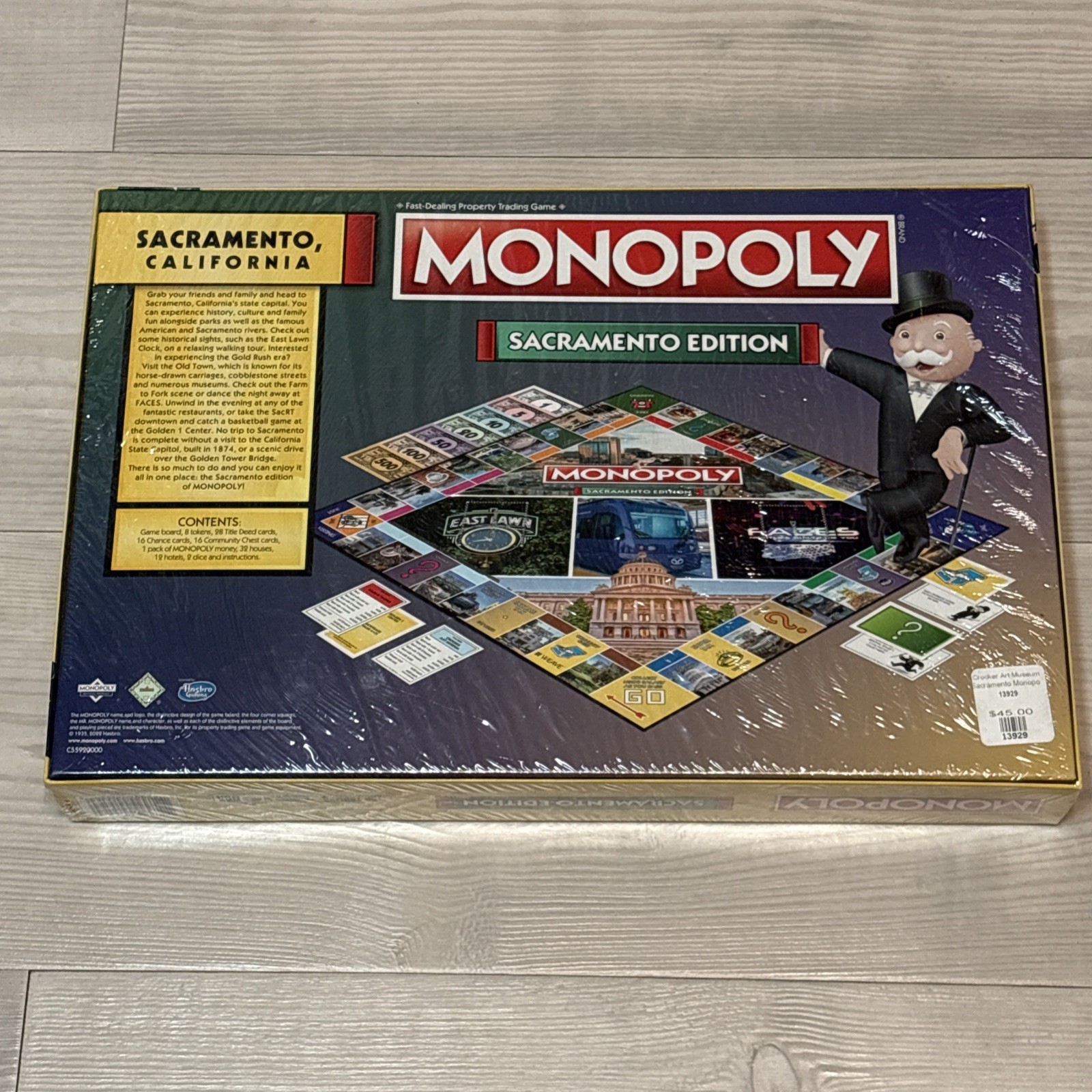 Monopoly Sacramento CA Board Game USA City Edition – New & Sealed