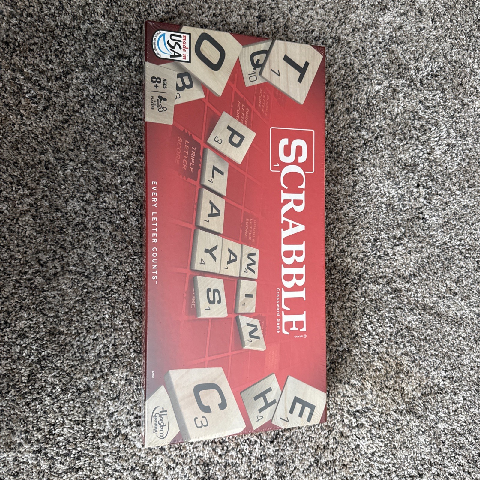 Hasbro Scrabble Game – A8166 For Ages 8+ Brand New In Sealed Box