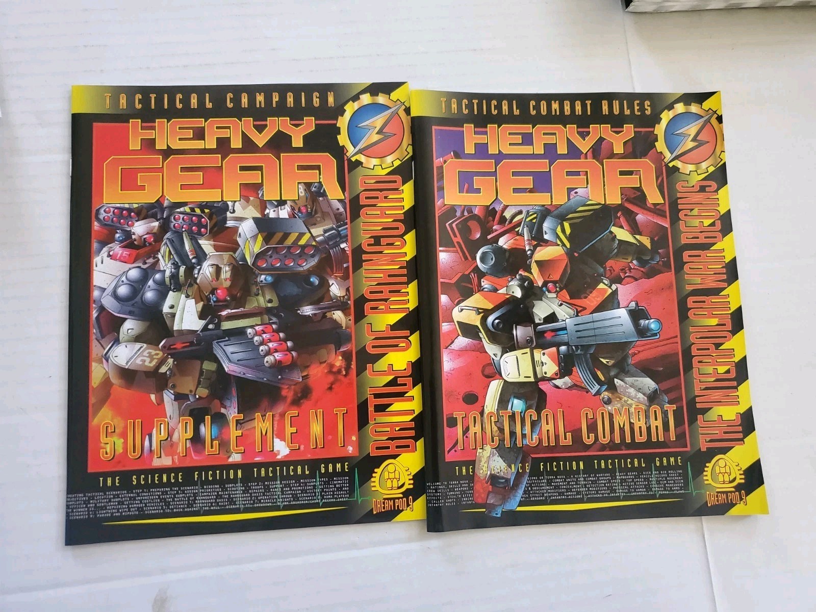 Heavy Gear Tactical Game Incomplete Miniatures Combat RPG and Sourcebooks READ