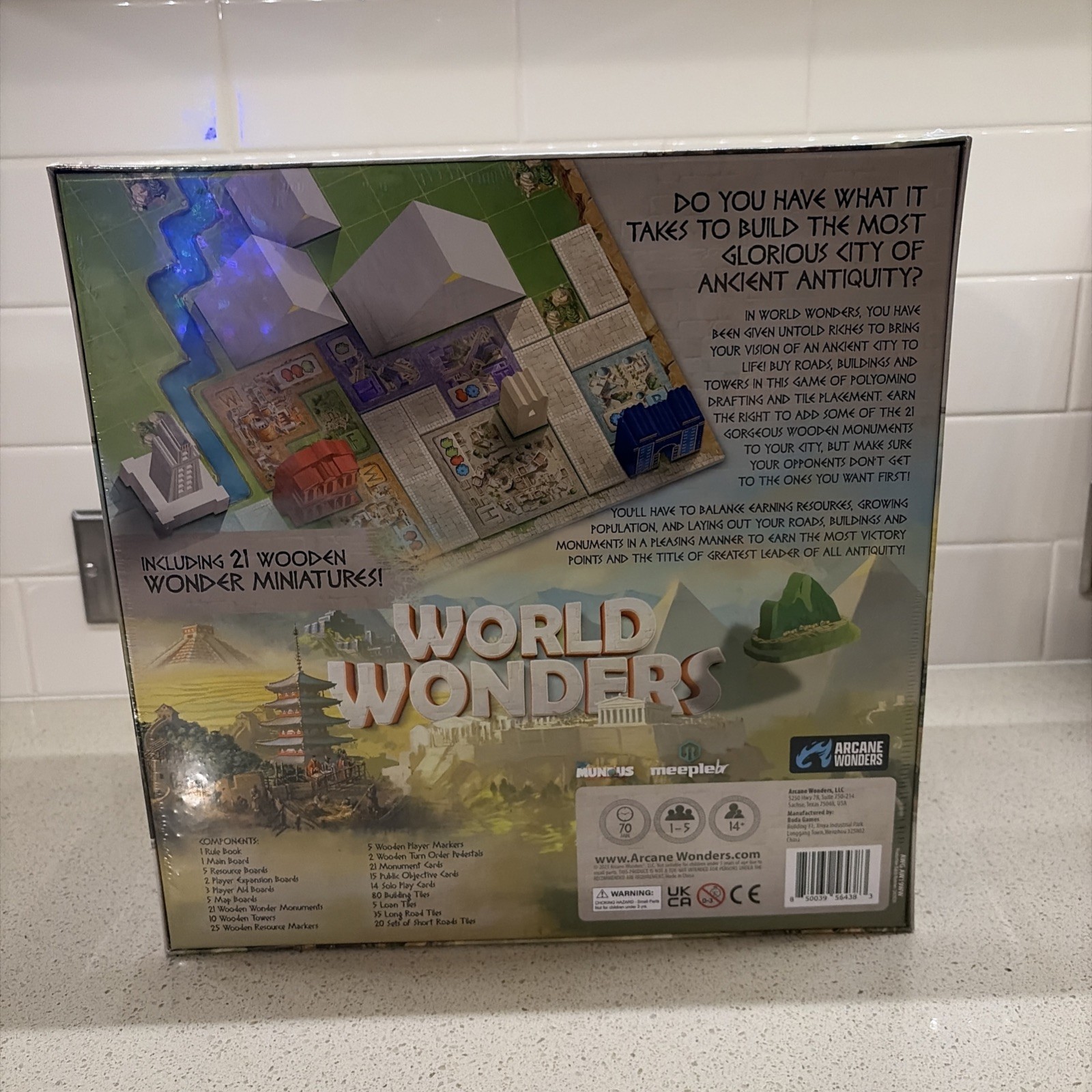 World Wonders Board Game ( Arcane Wonders, 2023) BNIS